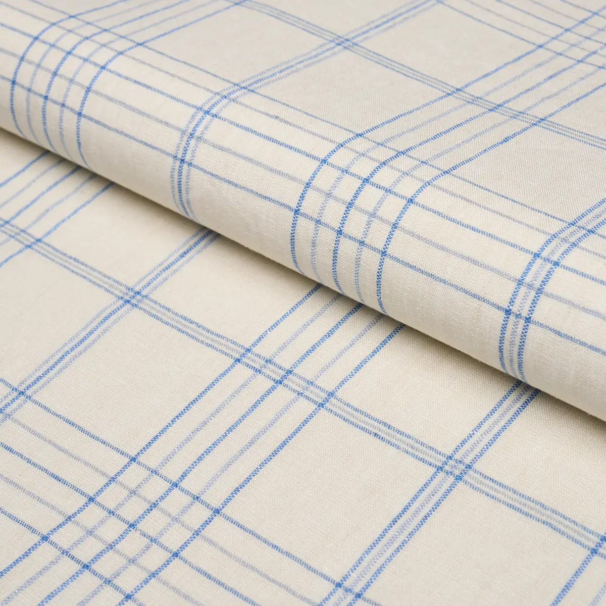 NILS PLAID LINEN_ BLUE