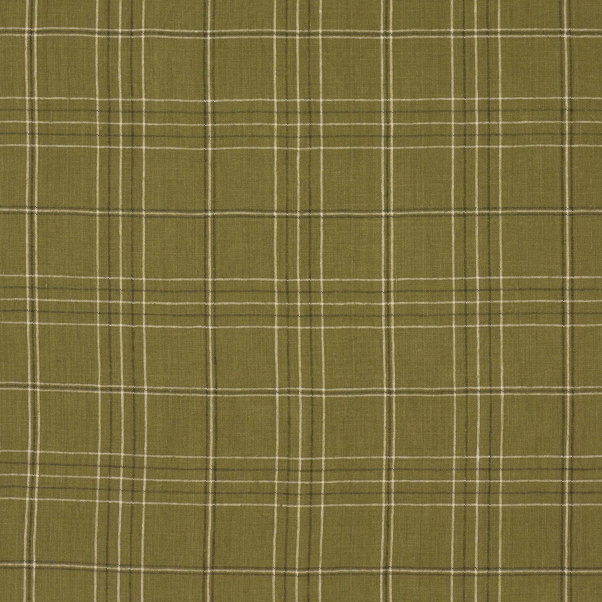 NILS PLAID LINEN_ GRASS