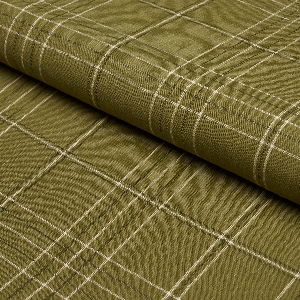 NILS PLAID LINEN_ GRASS