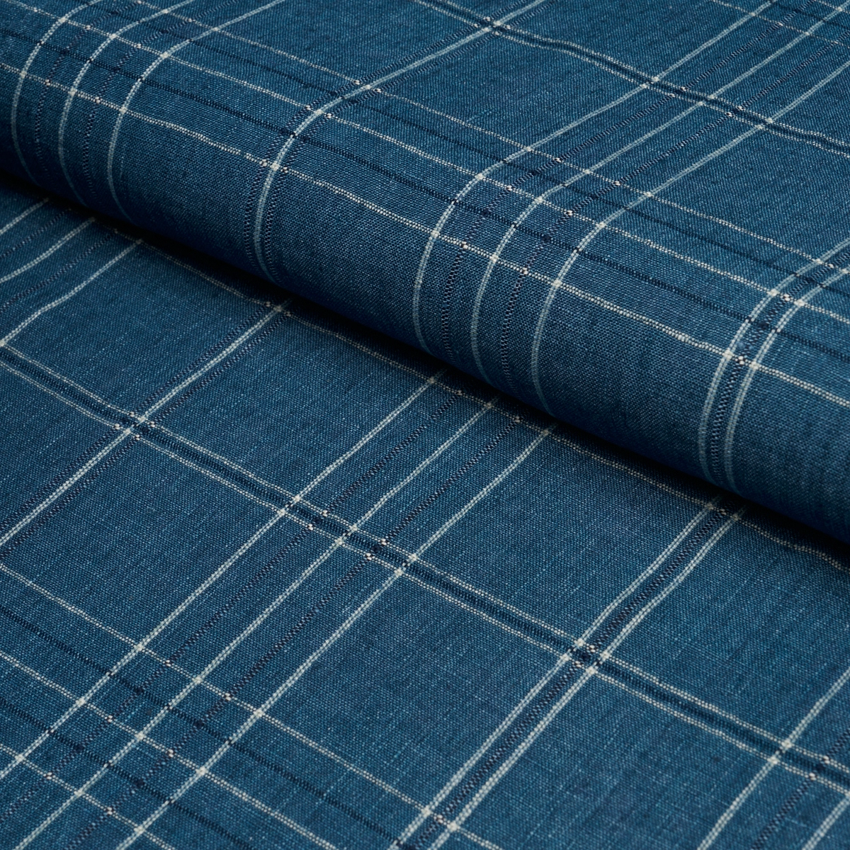 NILS PLAID LINEN_ DENIM
