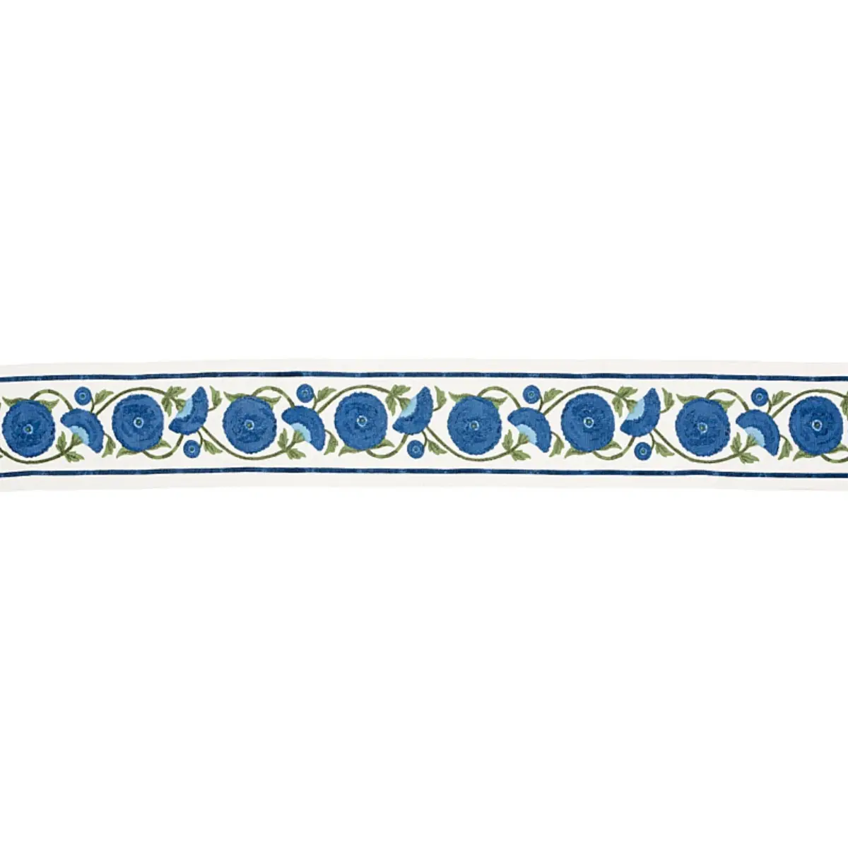 Saranda Flower Embroidery Tape_ ROYAL