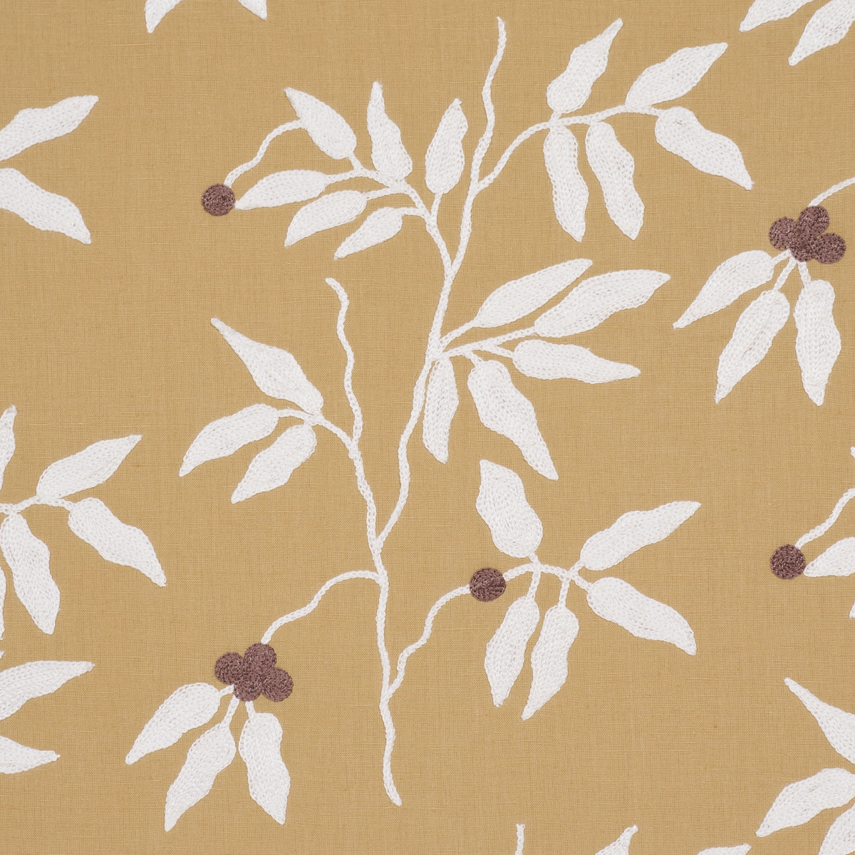 LILLA EMBROIDERY_ OCHRE