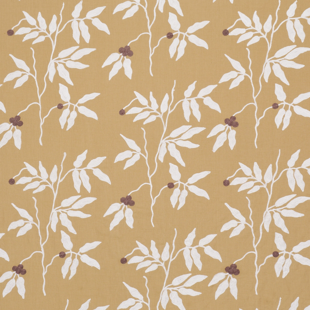 LILLA EMBROIDERY_ OCHRE