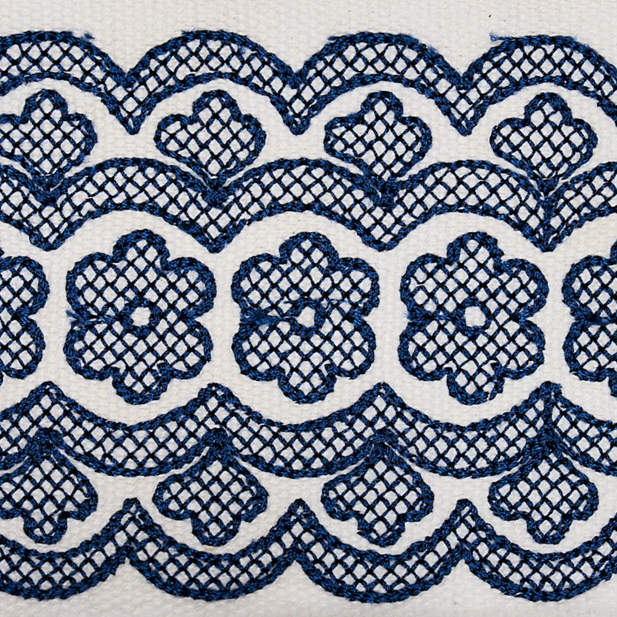 Astrid Embroidered Tape_ BLUE