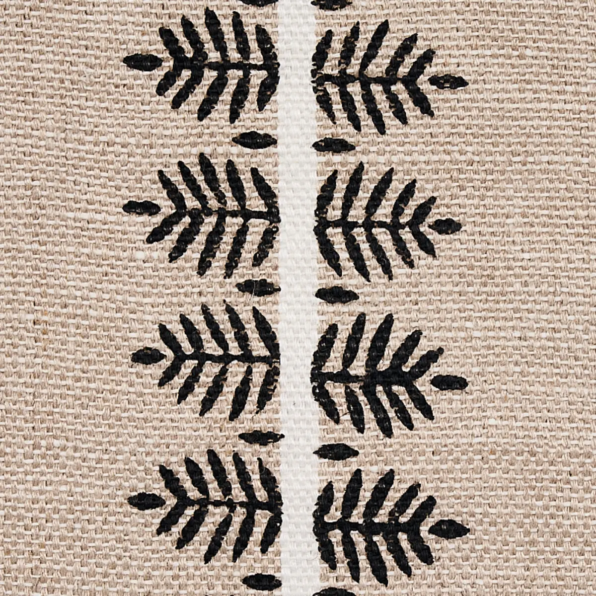 ALVA HAND BLOCK PRINT_ BLACK