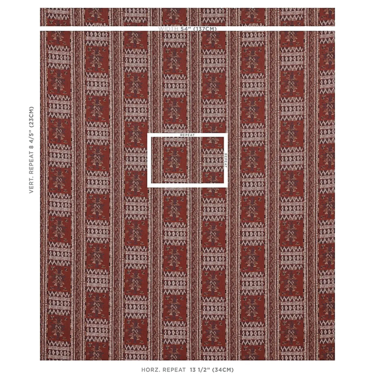 MARACENA JACQUARD_ RED