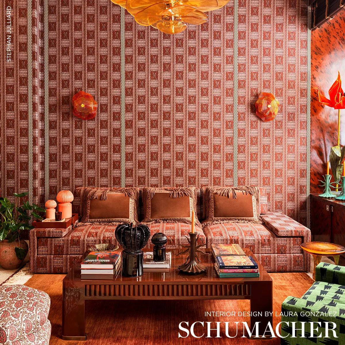 MARACENA JACQUARD_ RED