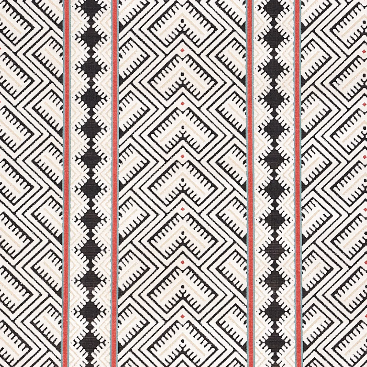 PARVIN VELVET_ BLACK AND IVORY