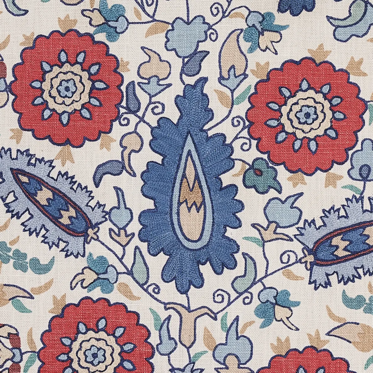 ANATOLIA EMBROIDERY_ BLUE & RED