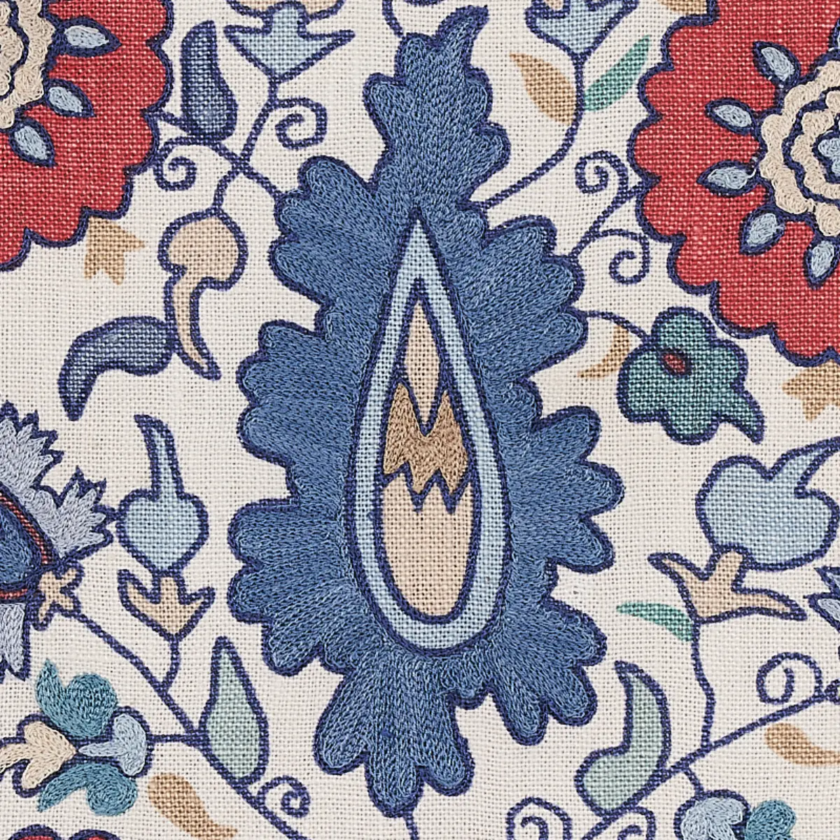 ANATOLIA EMBROIDERY_ BLUE & RED