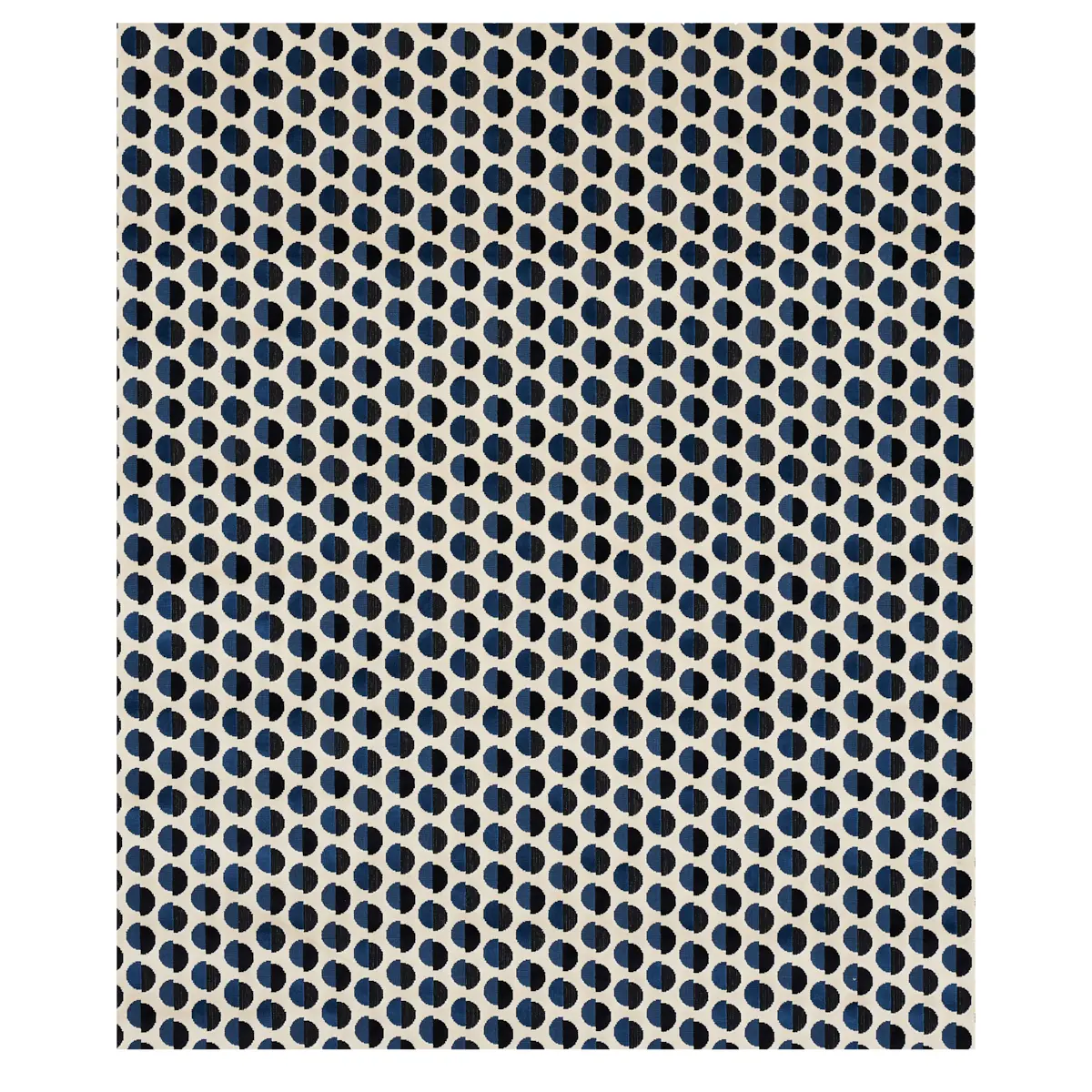 HALF MOON VELVET_ NAVY