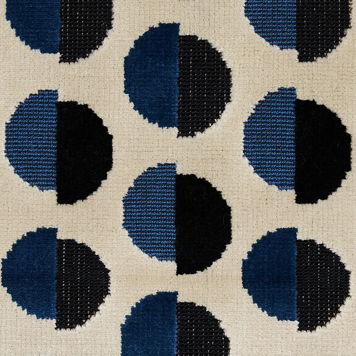 HALF MOON VELVET_ NAVY
