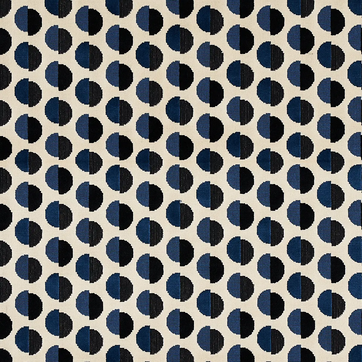 HALF MOON VELVET_ NAVY