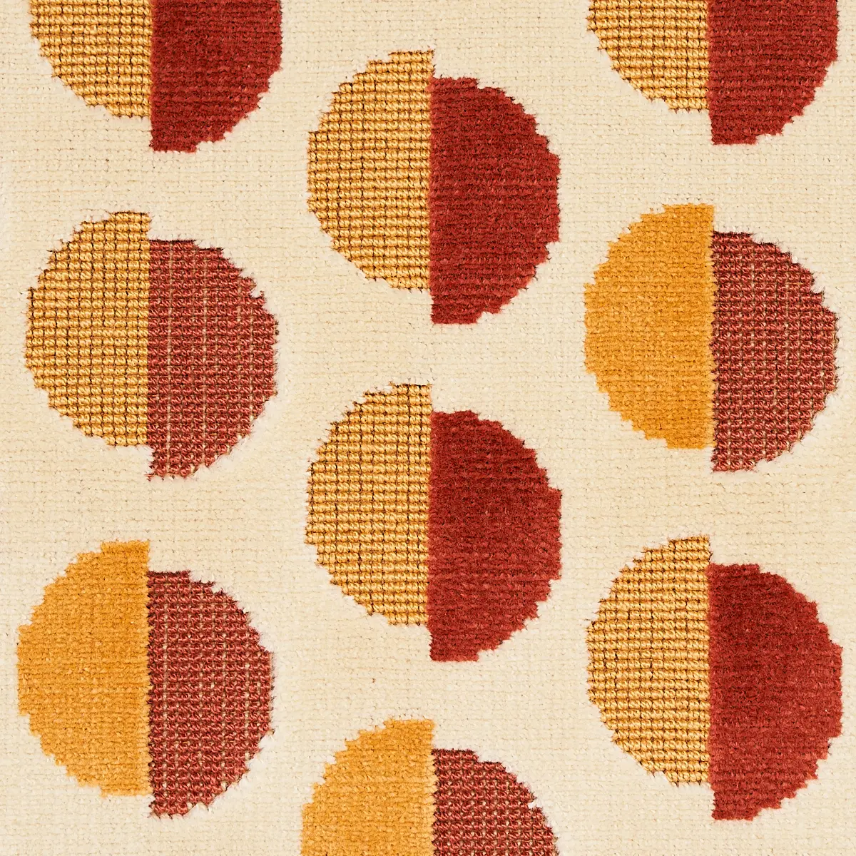 HALF MOON VELVET_ OCHRE