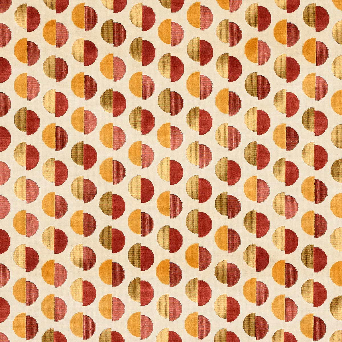 HALF MOON VELVET_ OCHRE