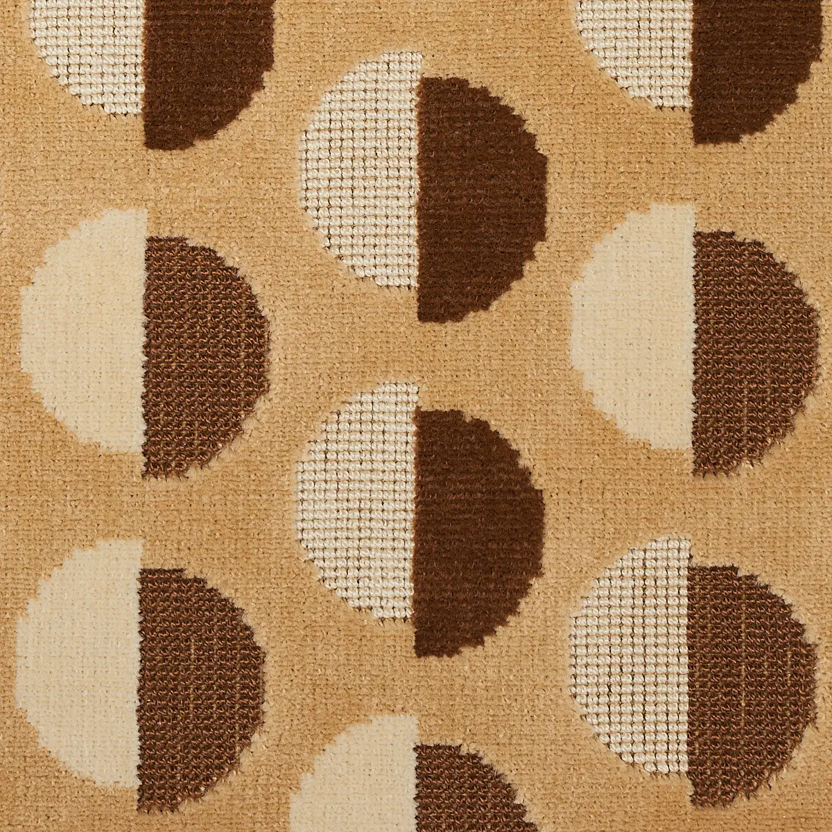 HALF MOON VELVET_ CAMEL