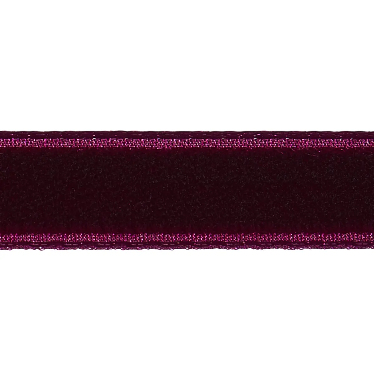 VELVET TAPE NARROW_ AUBERGINE