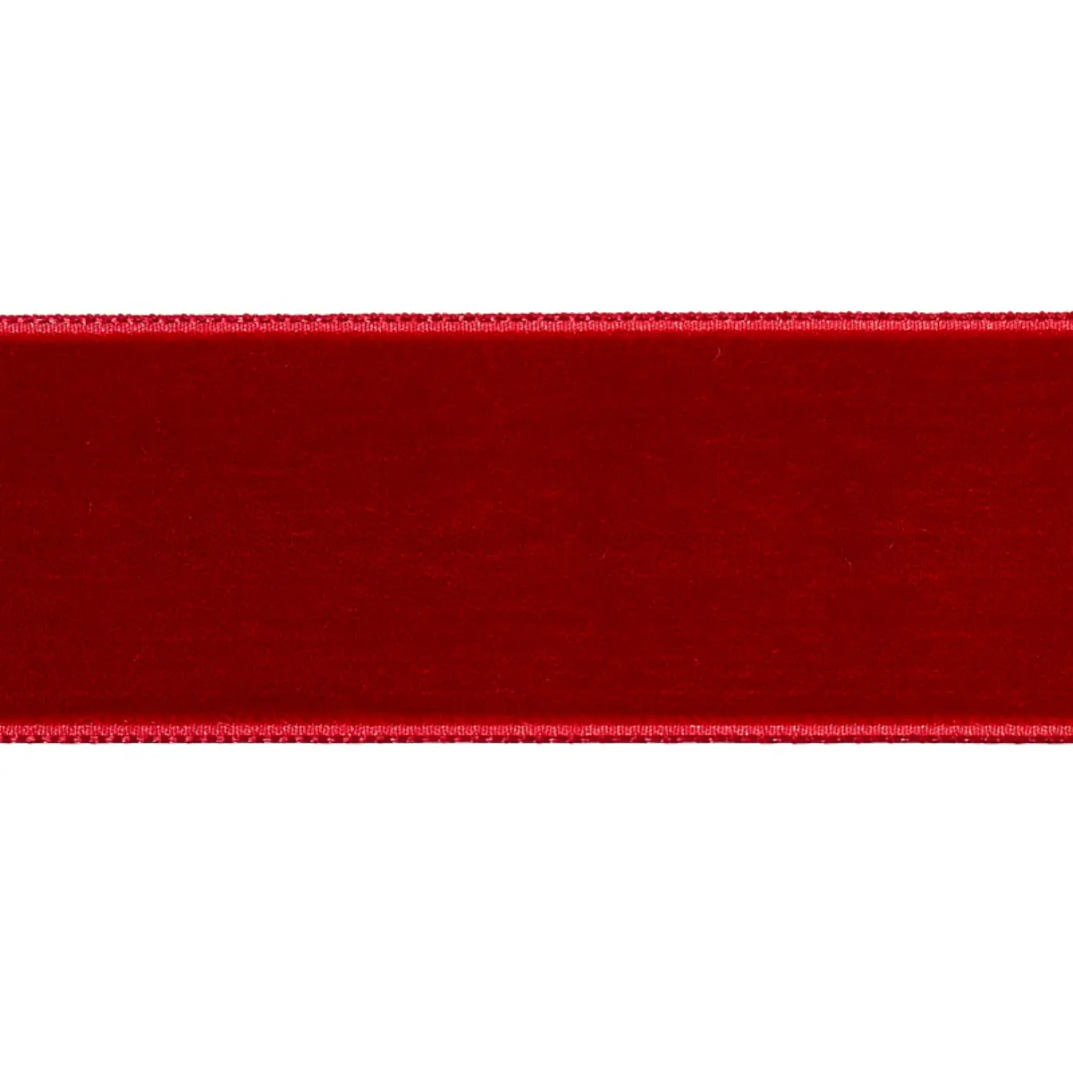 VELVET TAPE WIDE_ CRIMSON