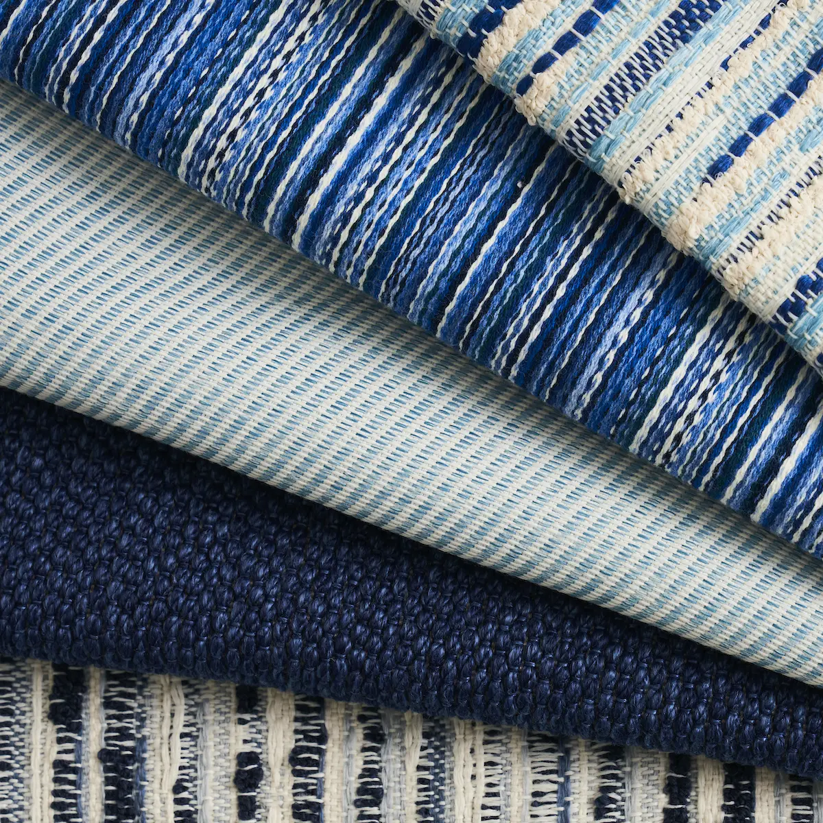 FINO STRIPE INDOOR/OUTDOOR_ COBALT