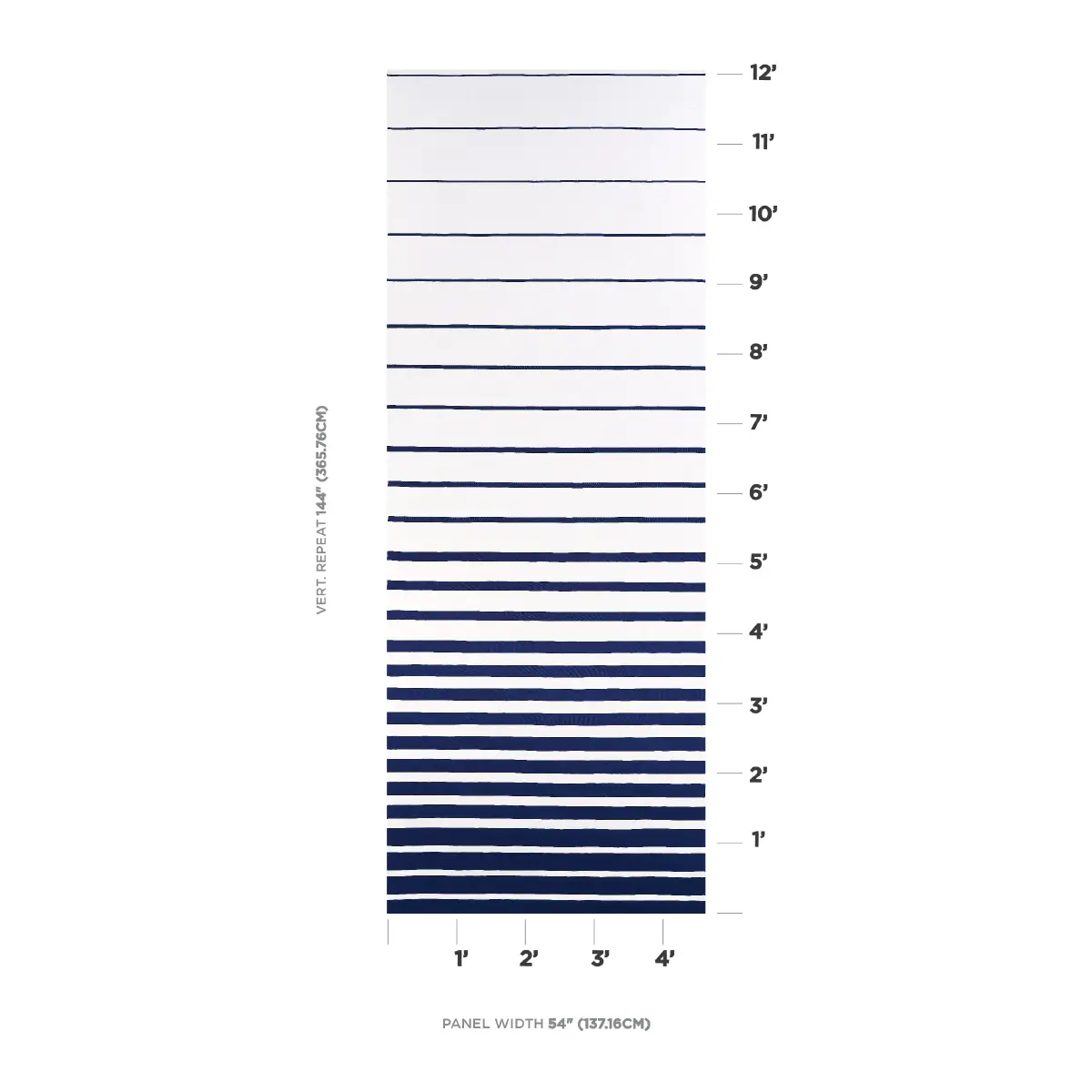 RIBBON APPLIQUÉ PANEL_ NAVY ON IVORY