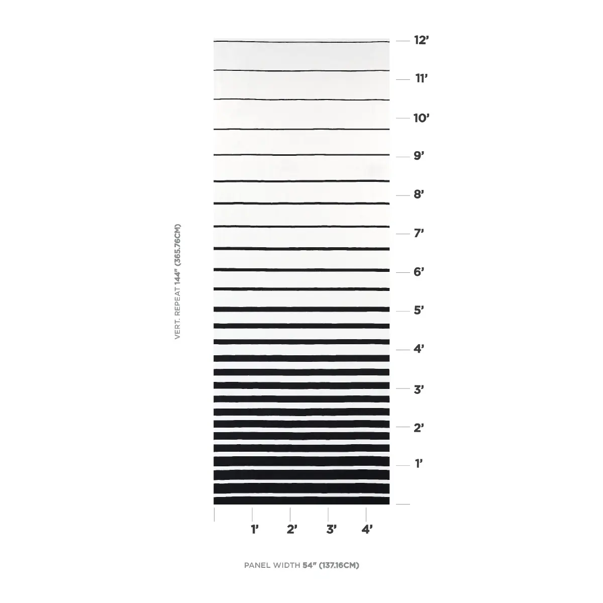 RIBBON APPLIQUÉ PANEL_ BLACK ON IVORY