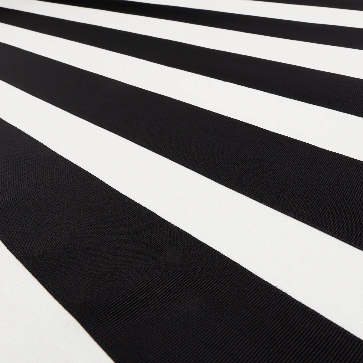 RIBBON APPLIQUÉ PANEL_ BLACK ON IVORY