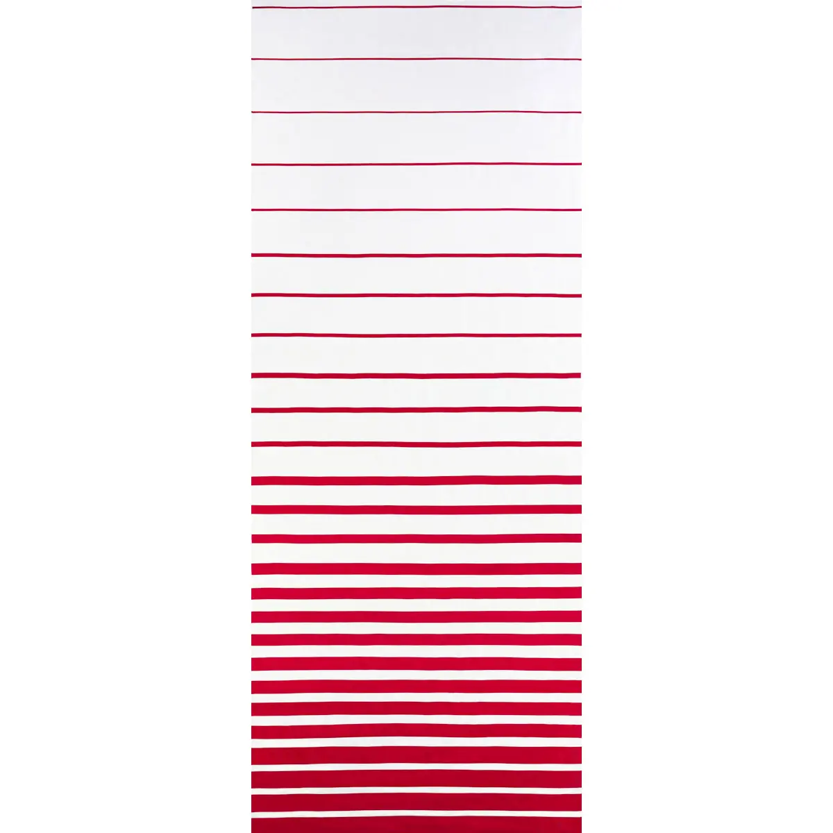 RIBBON APPLIQUÉ PANEL_ RED ON IVORY