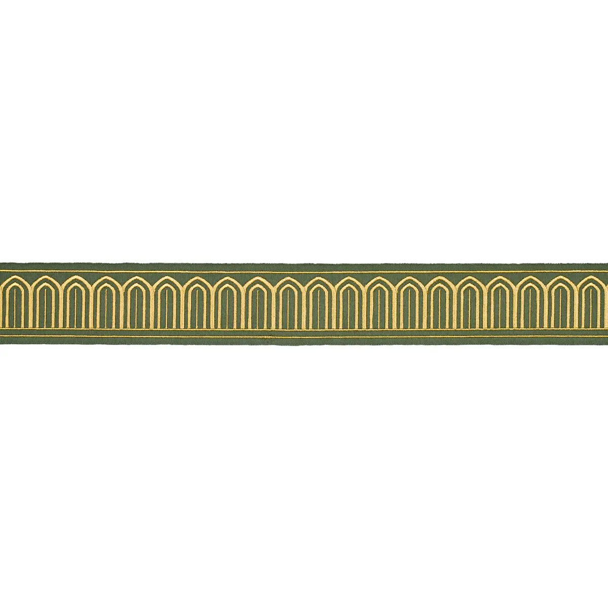 ARCHES EMBROIDERED TAPE MEDIUM_ OLIVE