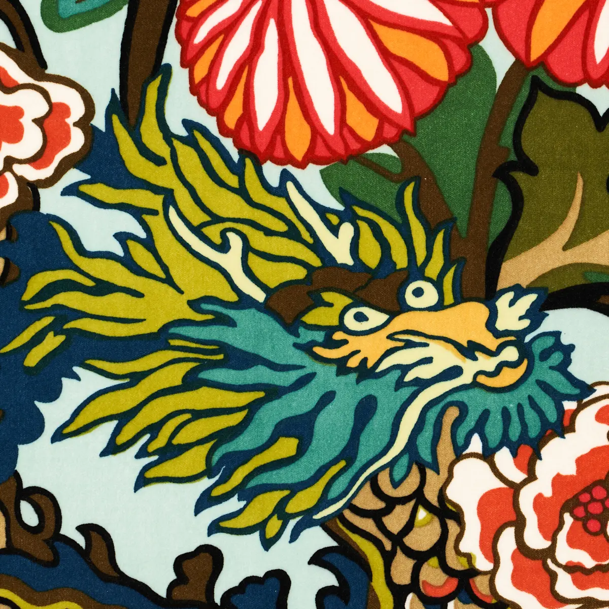 CHIANG MAI DRAGON VELVET_ AQUAMARINE