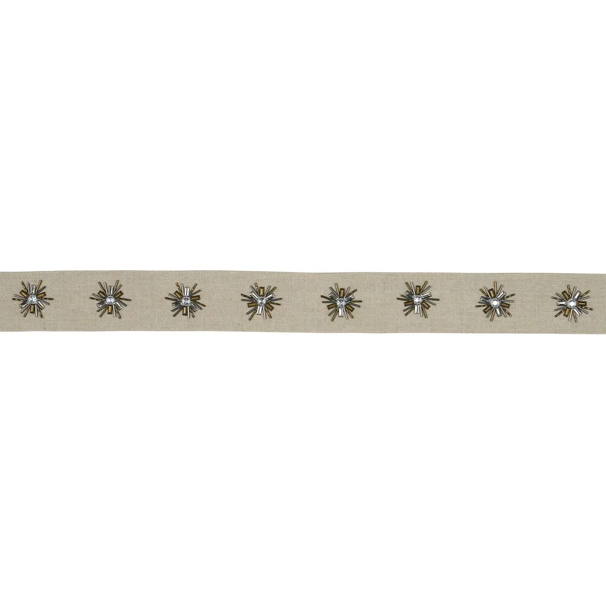 CONSTELLATION BEADED TAPE_ LINEN