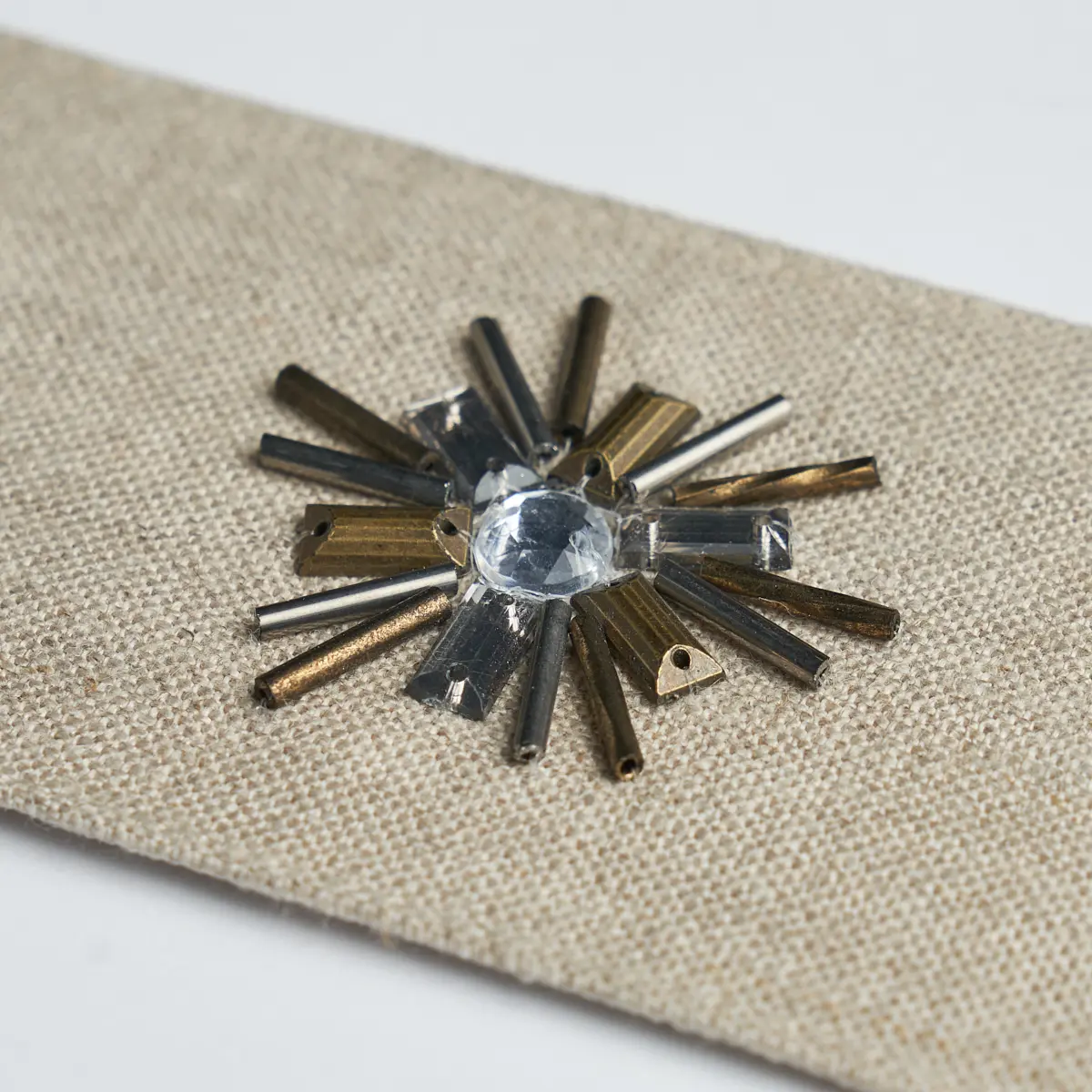CONSTELLATION BEADED TAPE_ LINEN