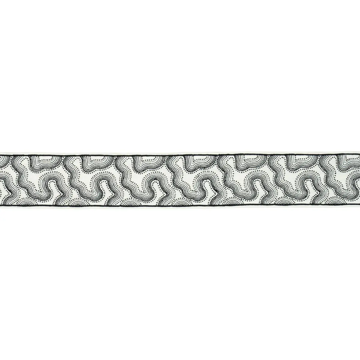 Topo Beaded Tape_ BLACK & WHITE