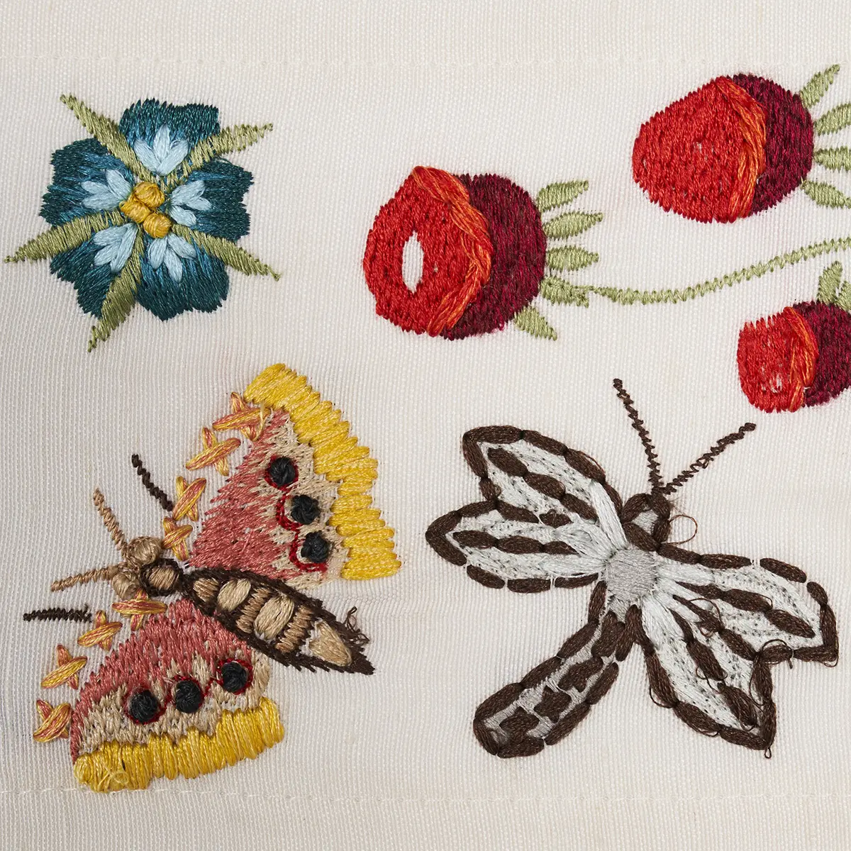 Royal Silk Embroidery Trim_ MULTI