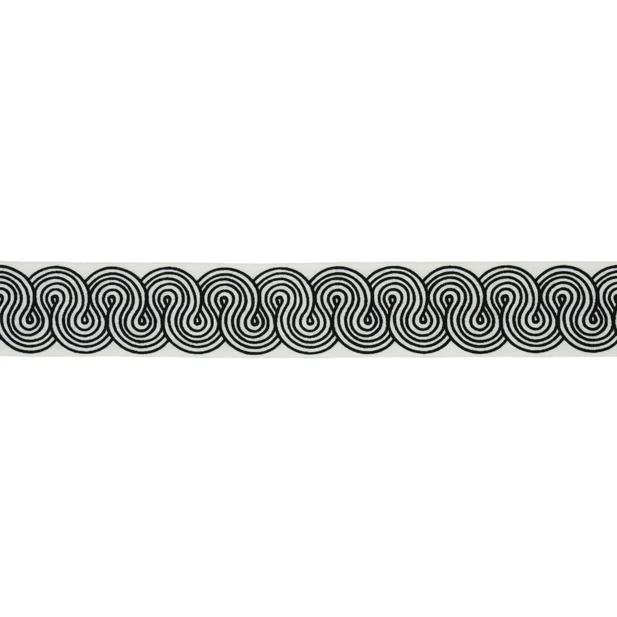 GIRALDI EMBROIDERED TRIM_ BLACK