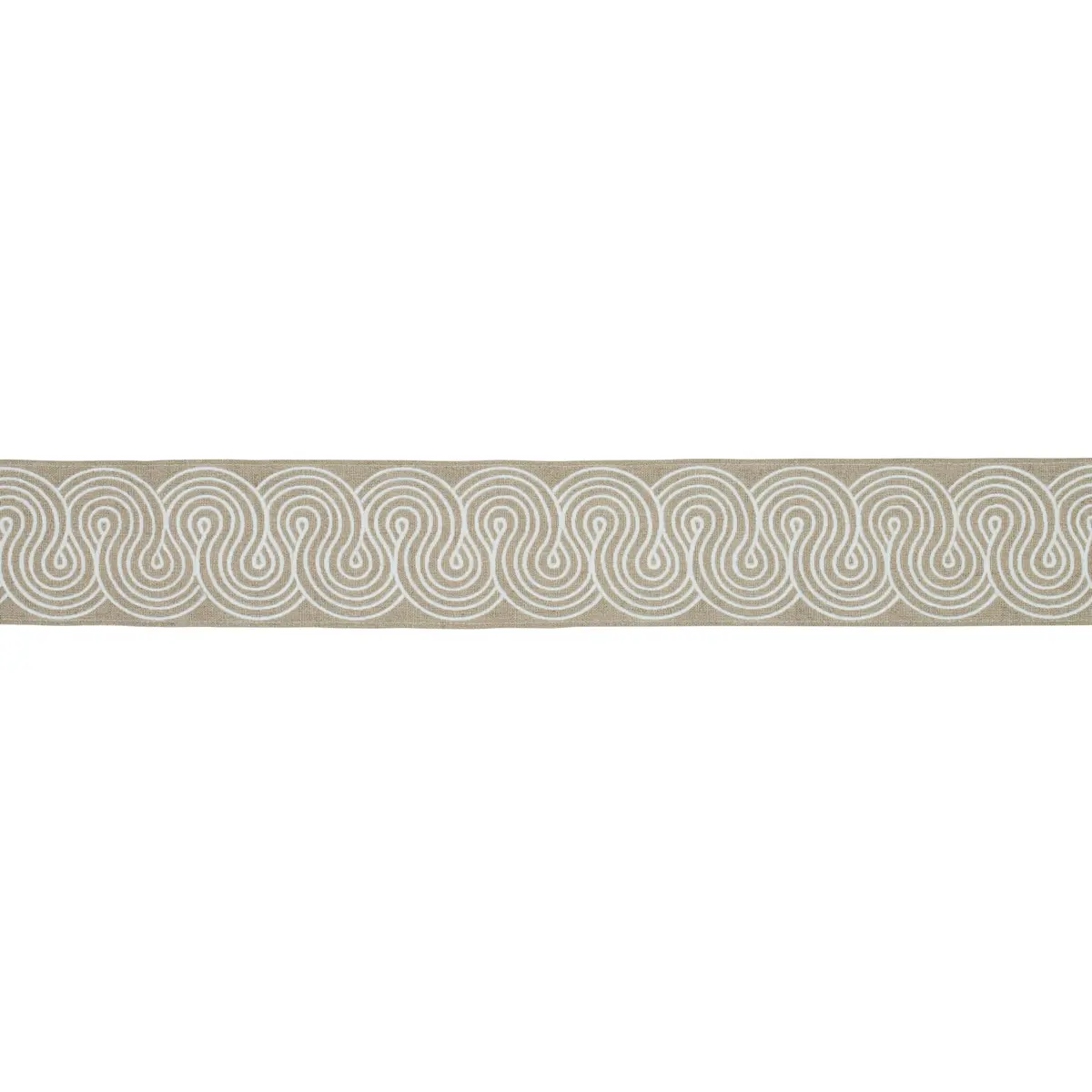 GIRALDI EMBROIDERED TRIM_ LINEN