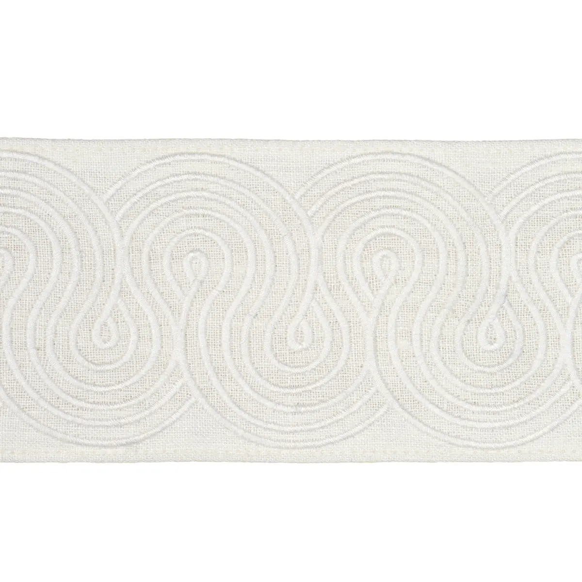 GIRALDI EMBROIDERED TRIM_ IVORY