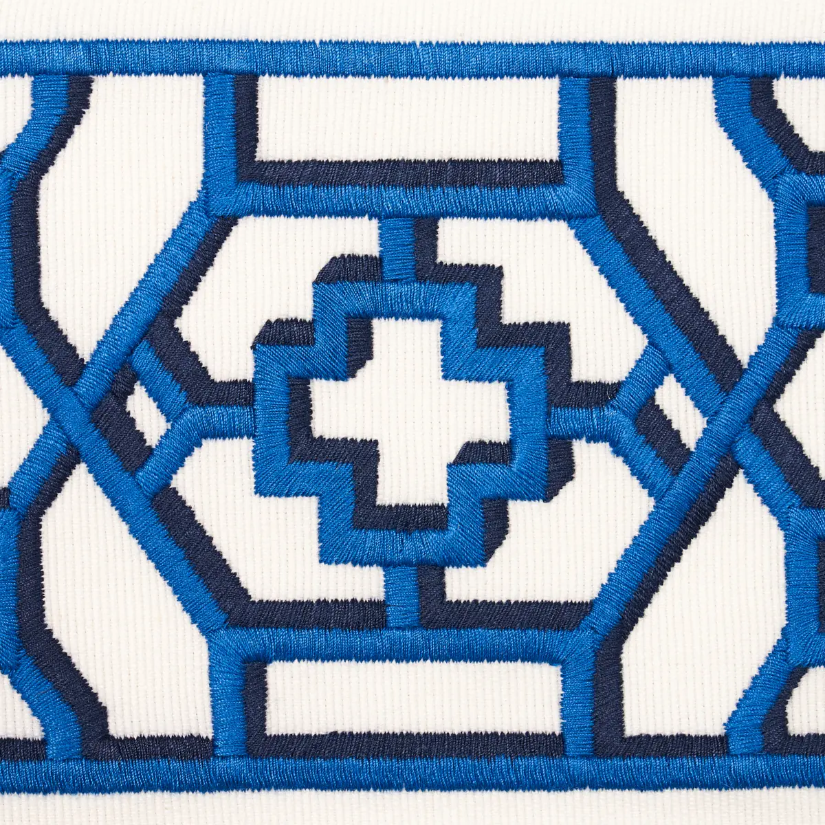 ZANZIBAR TRELLIS TAPE_ BLUE