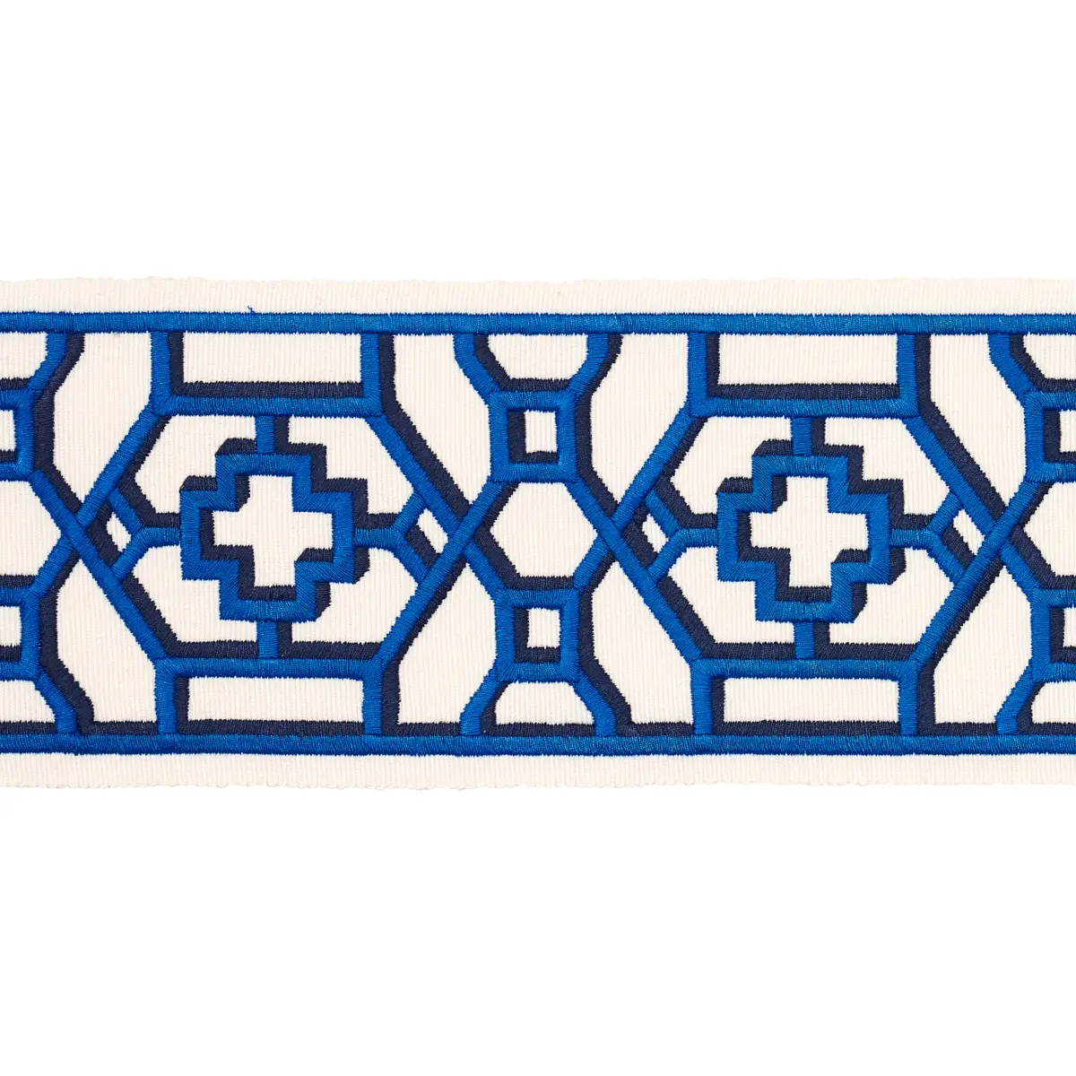 ZANZIBAR TRELLIS TAPE_ BLUE