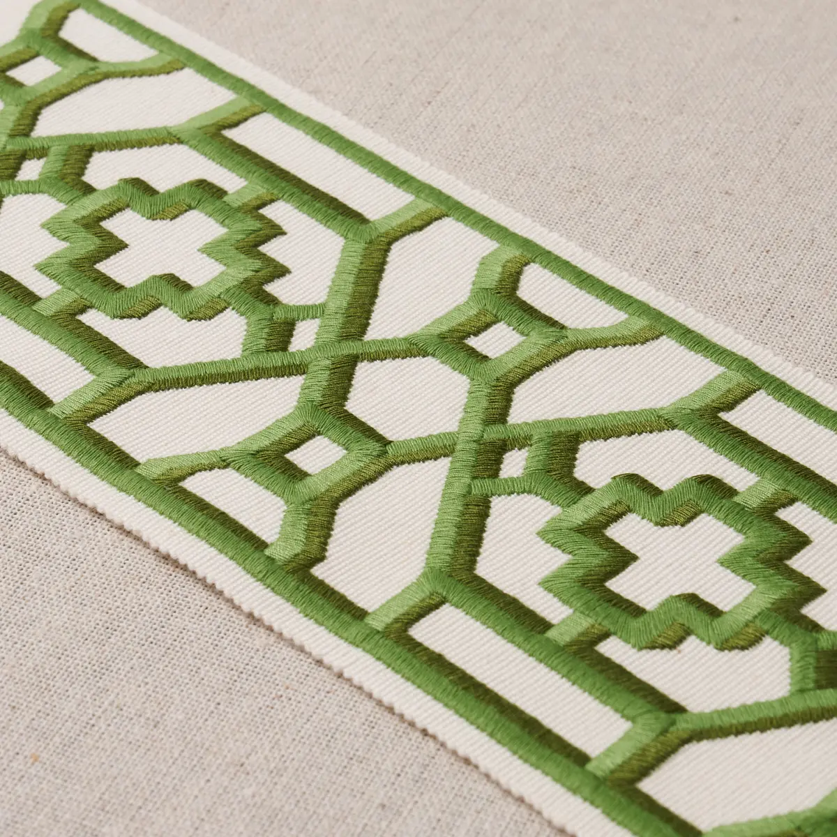 ZANZIBAR TRELLIS TAPE_ JADE
