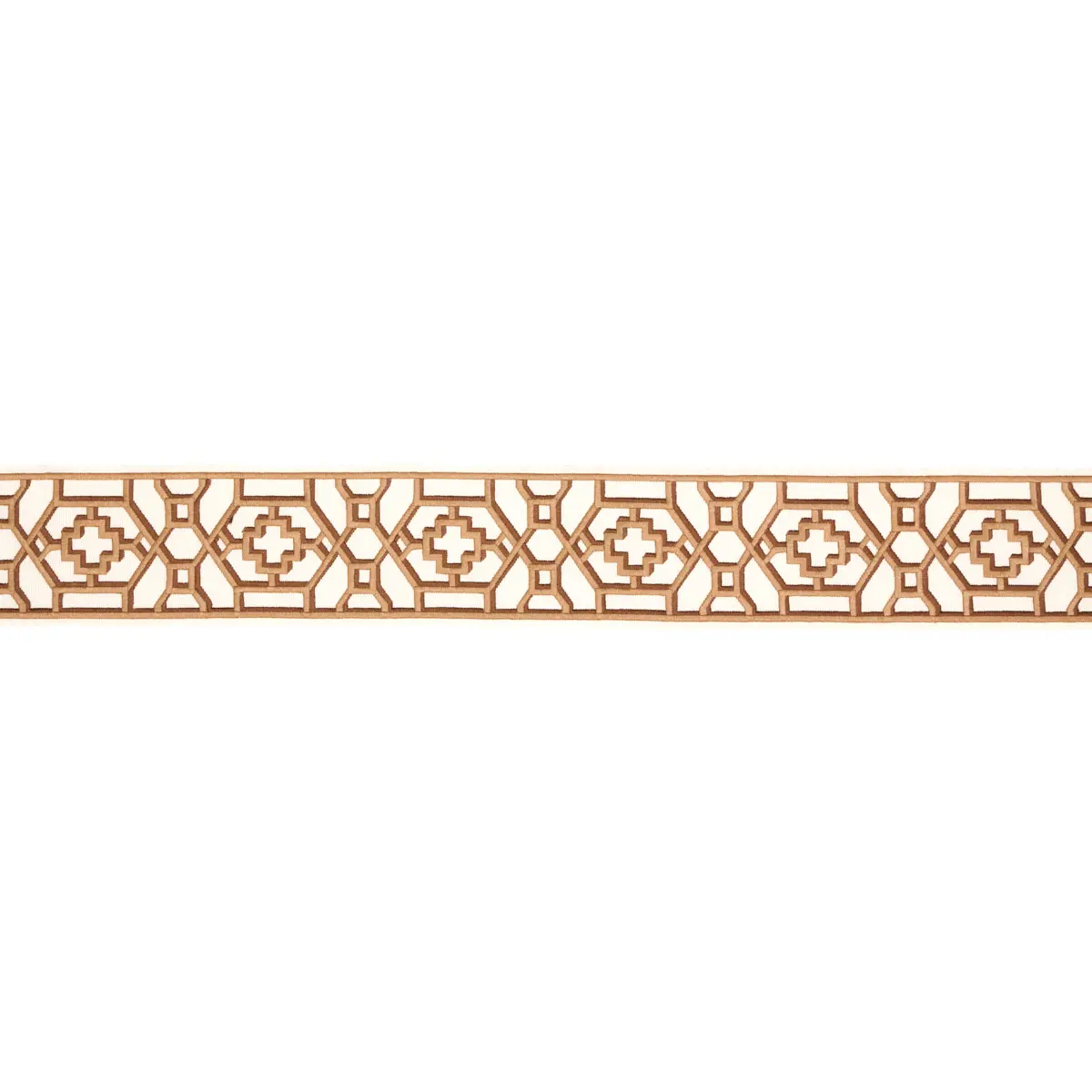ZANZIBAR TRELLIS TAPE_ CAMEL