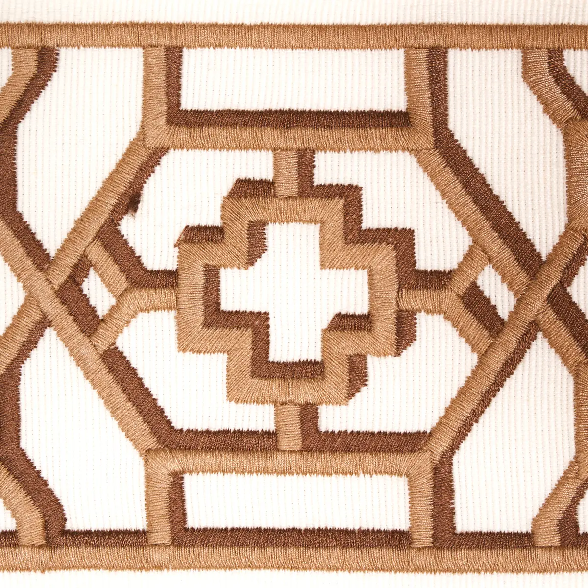 ZANZIBAR TRELLIS TAPE_ CAMEL