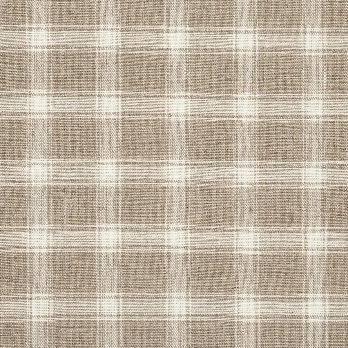 CRAWFORD LINEN CHECK_ FLAX