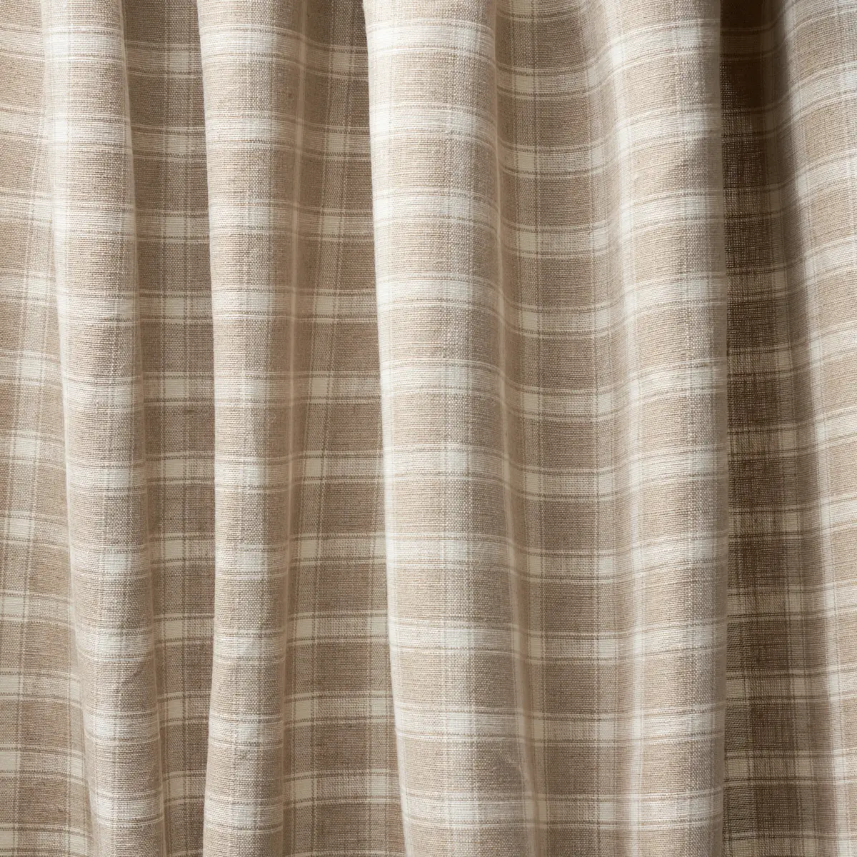 CRAWFORD LINEN CHECK_ FLAX