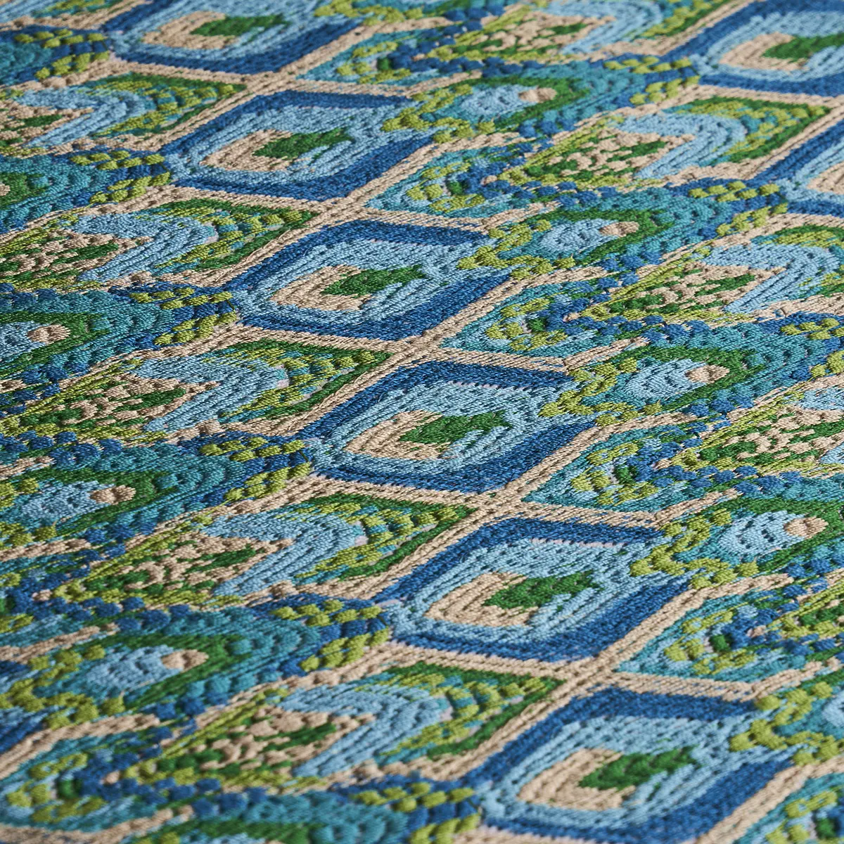 Lorikeet Embroidery_ PEACOCK