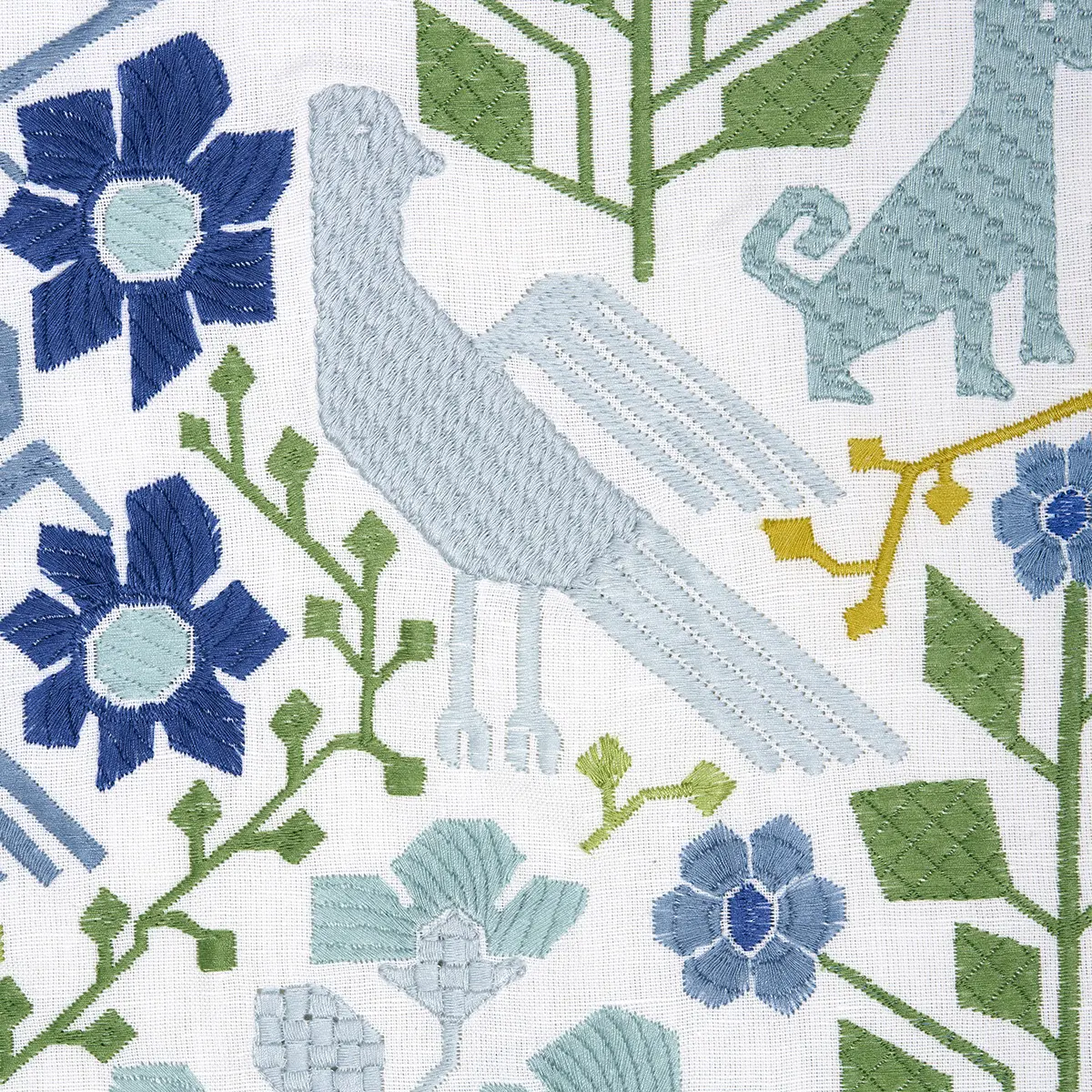LUPITA EMBROIDERY_ GREEN & BLUE