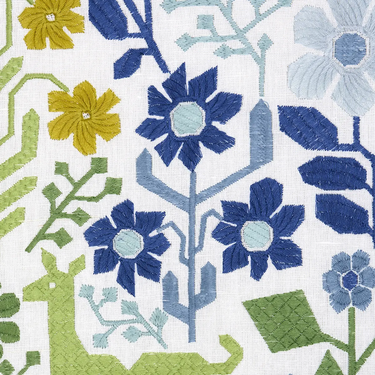 LUPITA EMBROIDERY_ GREEN & BLUE