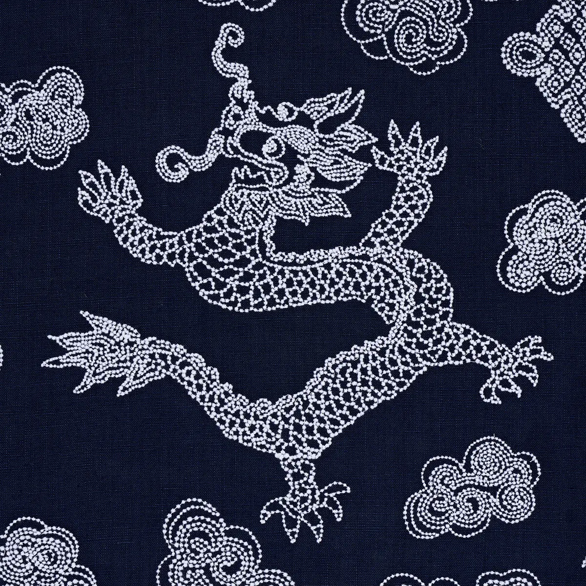 DRAGON EMBROIDERY_ NAVY