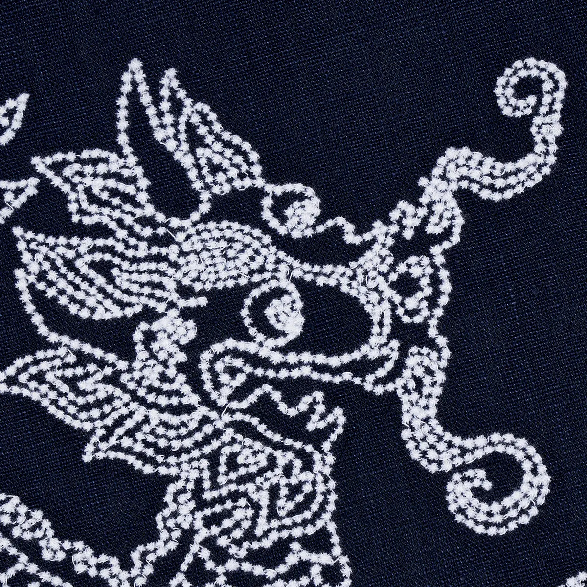 DRAGON EMBROIDERY_ NAVY