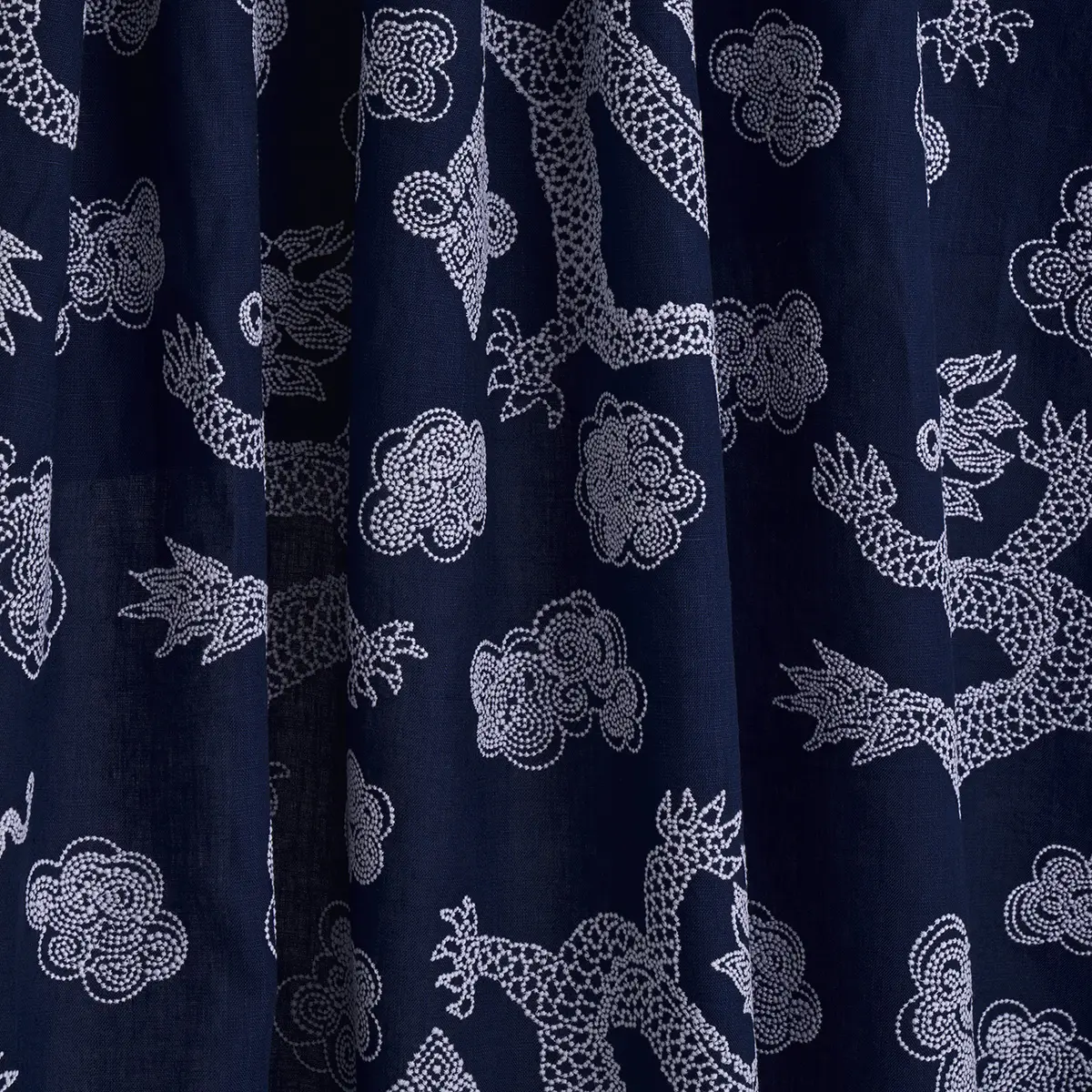 DRAGON EMBROIDERY_ NAVY
