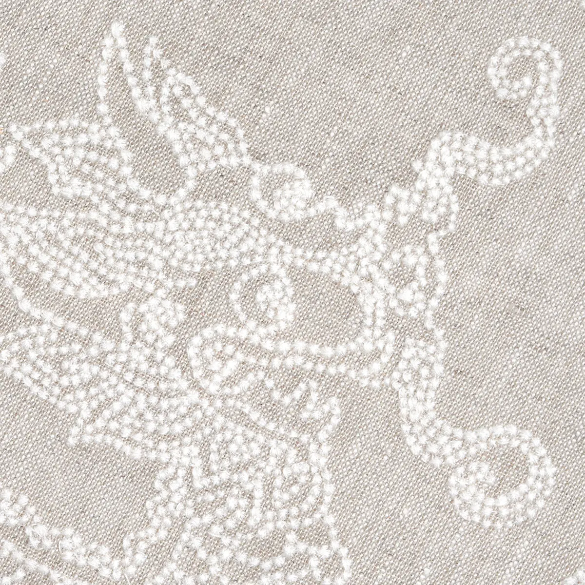 DRAGON EMBROIDERY_ IVORY ON NATURAL